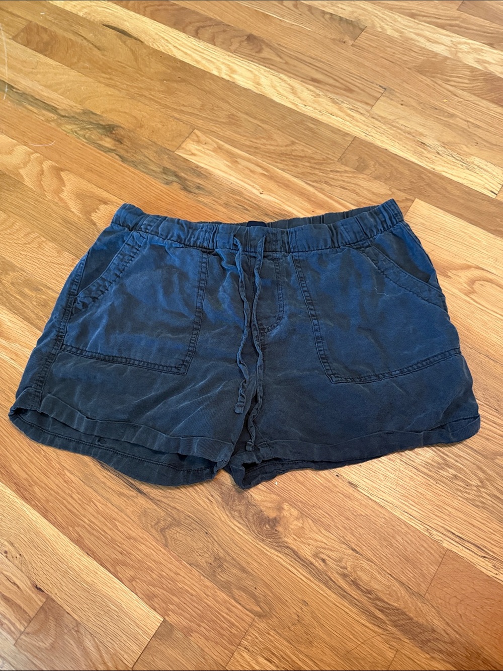 GAP Navy Blue Drawstring Athletic Shorts with Front Pockets